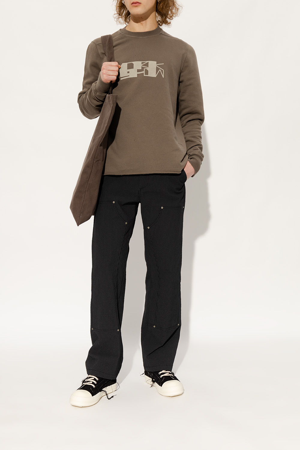 【関税込み】Rick Owens バーガンディ Dylan トップス Rick Owens☆バーガンディ Dylan トップス (RICK OWENS/Tシャツ